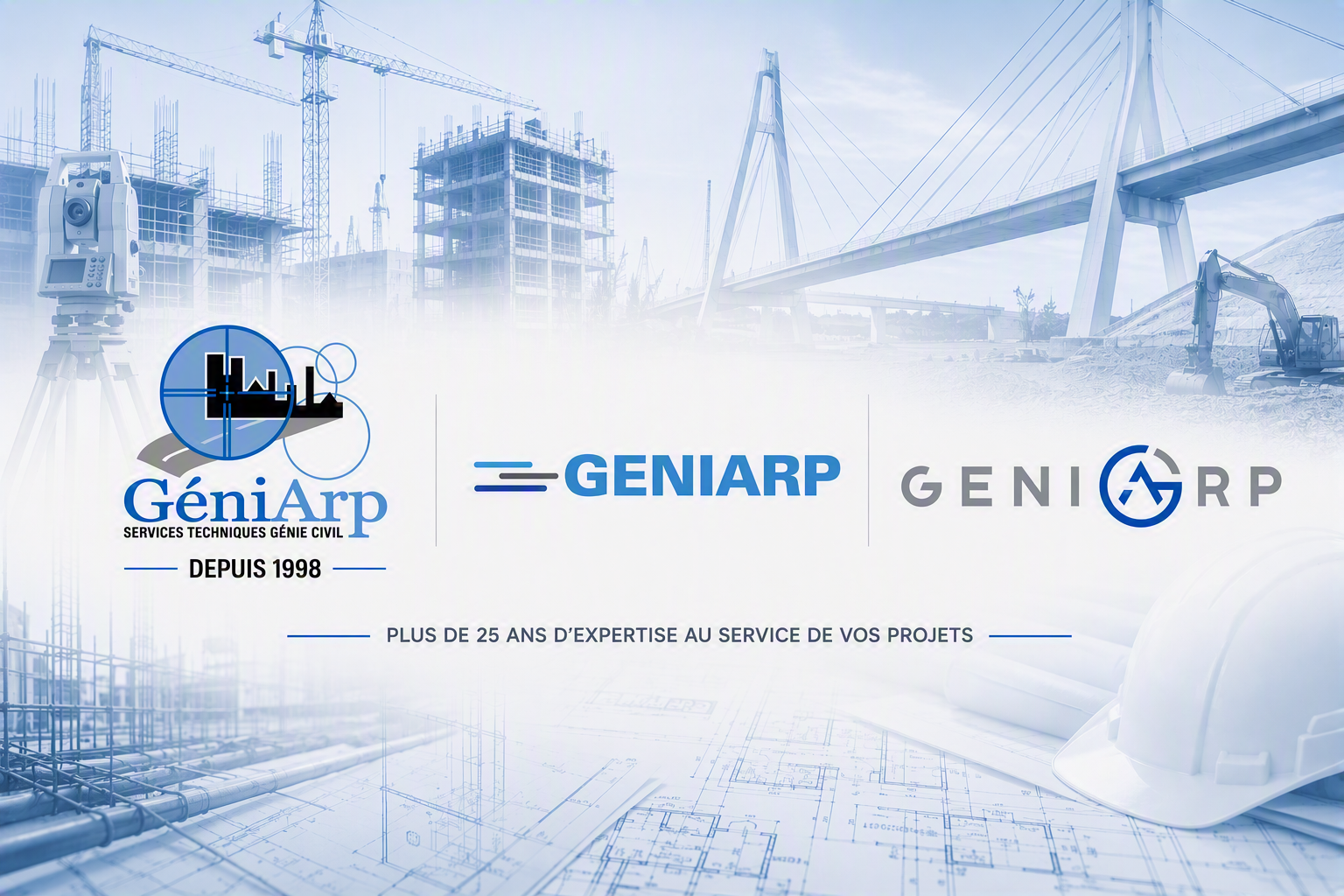 Les trois signatures visuelles de Géniarp depuis 1998