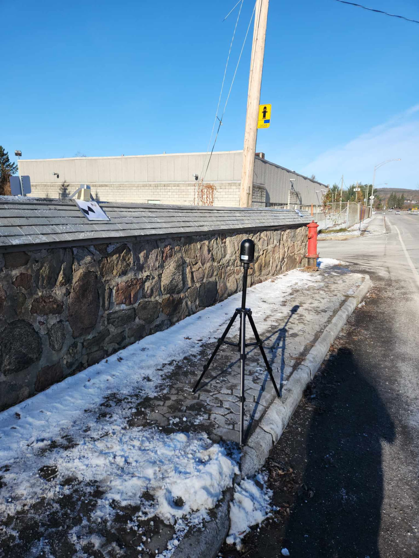 Scan 3D d'un mur de maçonnerie patrimonial
